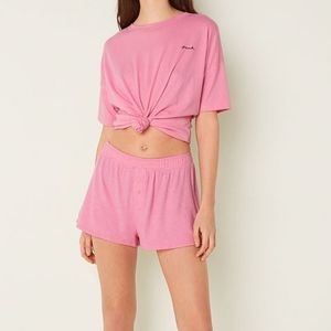 NWT Victoria's Secret Pink Boxy Period Sleep Shorts XL